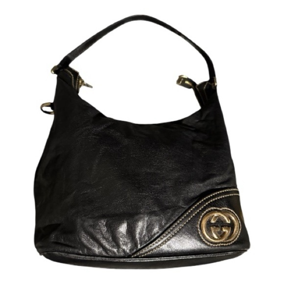 Gucci Britt Leather Hobo Bag - Picture 3 of 16